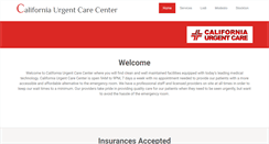 Desktop Screenshot of calurgentcare.com